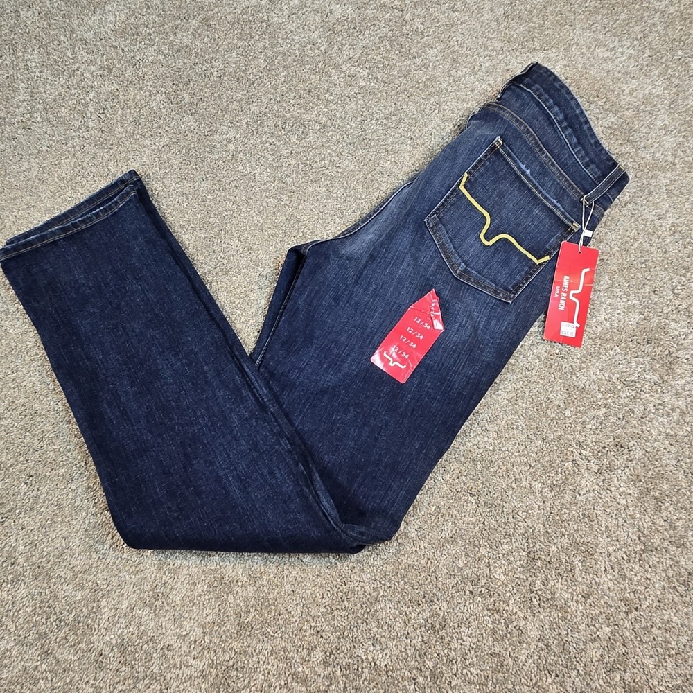 Kimes Ranch Sarah Jeans Bootcut Denim 12/34 Western High-Rise Ranch Classic dark